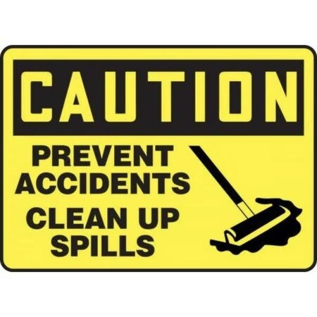 Accuform Caution Sign, SHMELC625VS SHMELC625VS